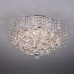 Люстра хрустальная Eurosvet Charm 16017/9 белый с серебром Strotskis